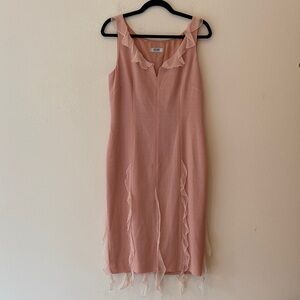 Moschino Elegant Pink Sleeveless Dress